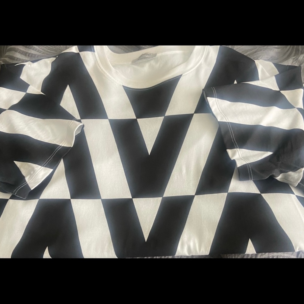 Valentino Optical Print T Shirt